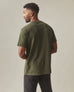 Men's Premium Slub Crew Tee - Deep Olive